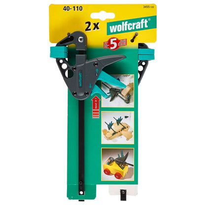 Wolfcraft Enhandstving 2 St Ehz 40-110 3455100