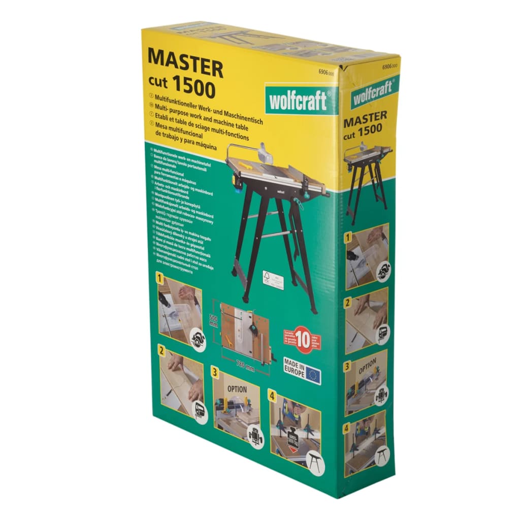 Wolfcraft Sågbord Master Cut 1500 94X64X86,5 Cm 6906000