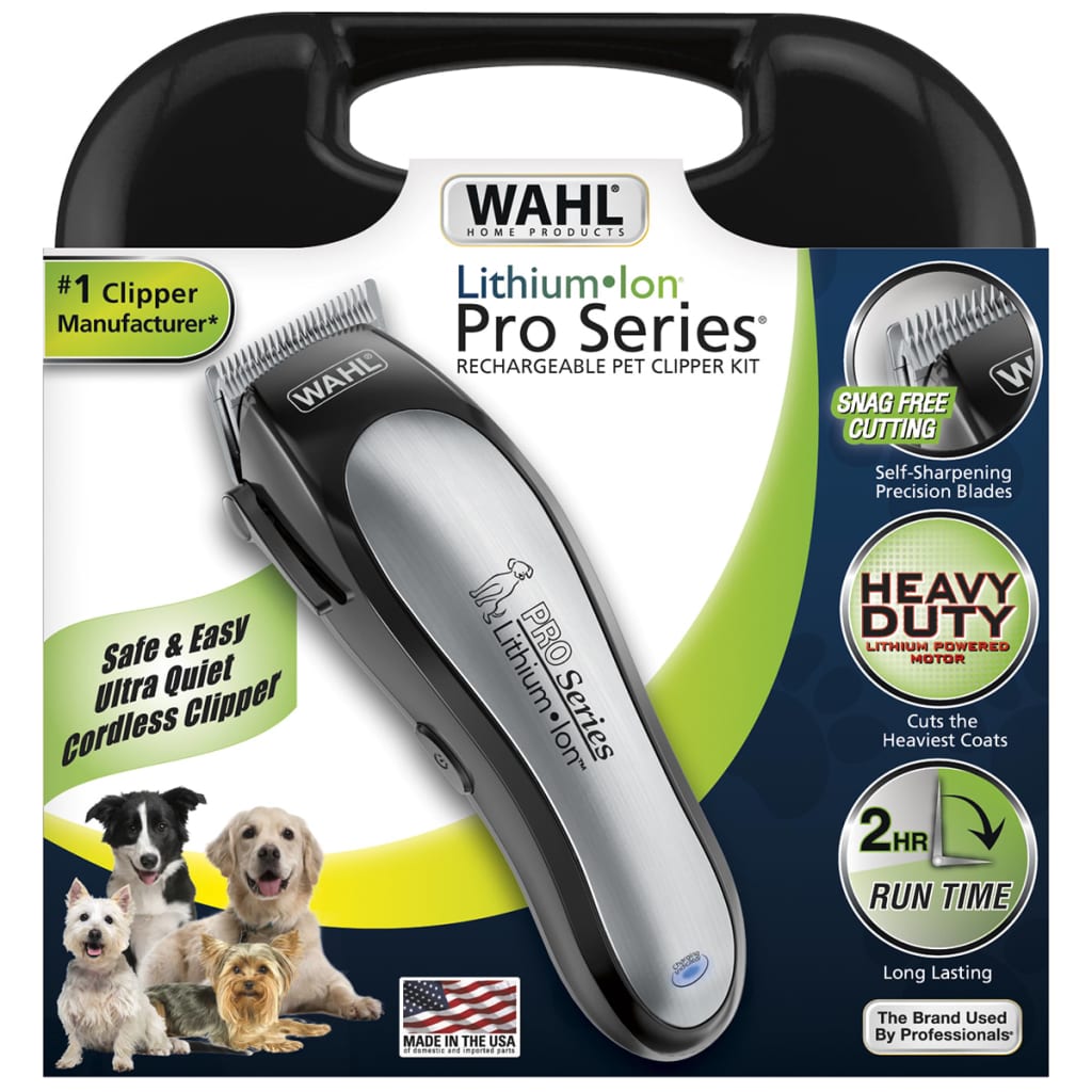 Wahl Pälstrimmer Lithium Ion Pro Serien 12 Delar 09766-016