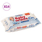 Babyservetter 14 Paket 1008 Våtservetter