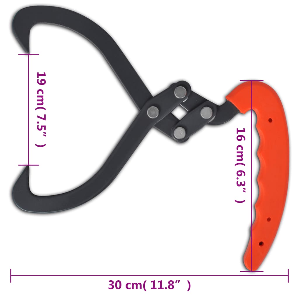 4 St Lyftsax Med Pvc-Handtag