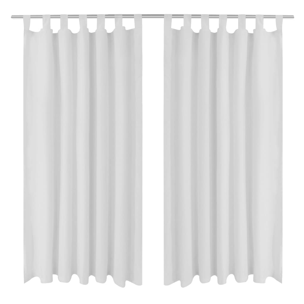 2-Pack Gardiner Med Öglor I Gräddvit Microsatin 140 X