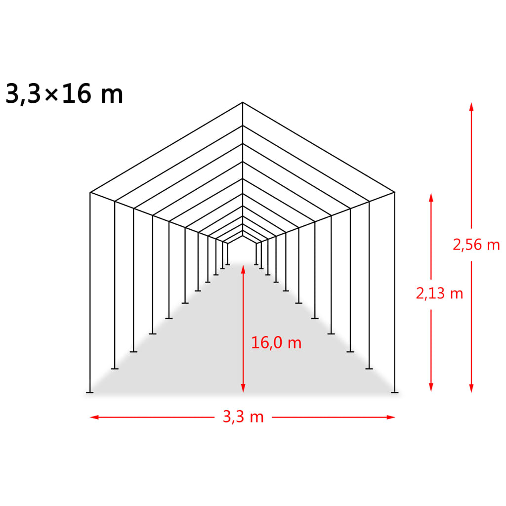 Vindskydd För Boskap Pvc 550 G/M² 3,3X16 M Mörkgrön