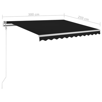 Automatisk Markis Med Vindsensor & Led