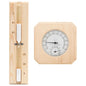 2-I-1 Bastutermometer & Hygrometer Sandur Set Massiv Furu